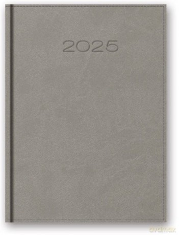 Kalendarz 2025 B5 dzienny vivella szary [KALENDARZ]