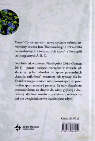 Kościół Cię nie ogarnie - Twardowski Jan wyd.II [KSIĄŻKA]