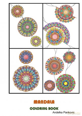 MANDALA - Coloring book for adults - Andelka Pankovic [KSIĄŻKA]
