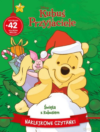 Naklejkowe czytanki. Święta z Kubusiem. Disney Kubuś i Przyjaciele [KSIĄŻKA]