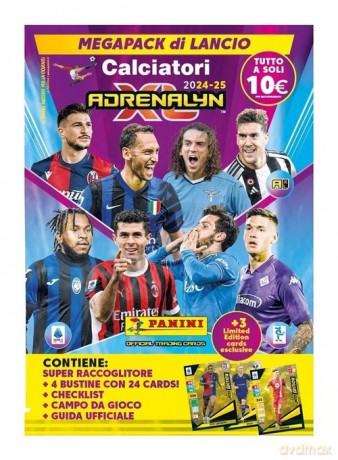 Panini Calciatori Liga Włoska 2025 Megazestaw Startowy