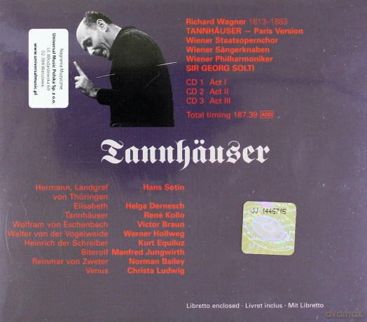 Solti Wp: Wagner Tannhauser [3CD]