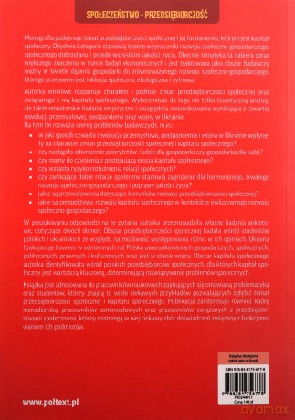 Przedsiębiorczość społeczna i kapitał społeczny w XXI wieku - Jolanta Stanienda [KSIĄŻKA]