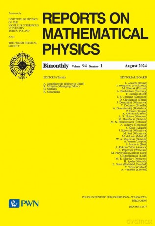 Reports on Mathematical Physics Volume 94/1 Polska [KSIĄŻKA]