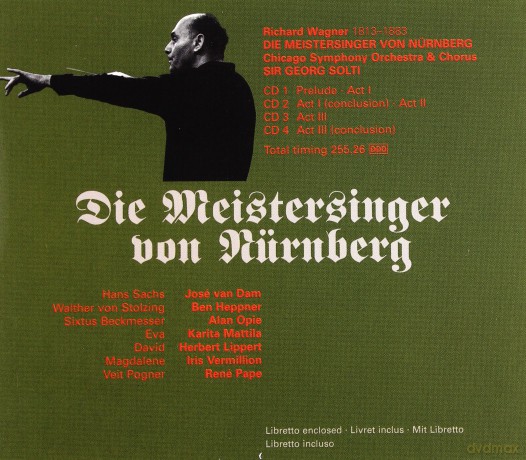 Solti, Chicago Symph.Orch.: Wagner Die Meistersinger Von [BOX] [4CD]