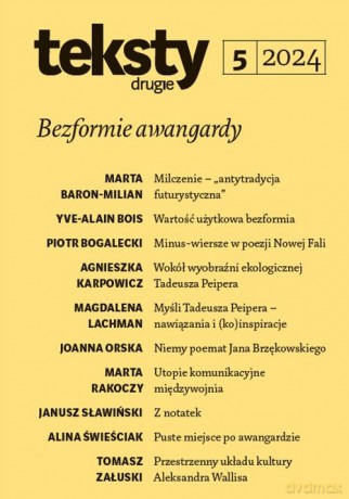 Teksty Drugie 5/2024 - Marta Bukowiecka, Magdalena Lachman [KSIĄŻKA]
