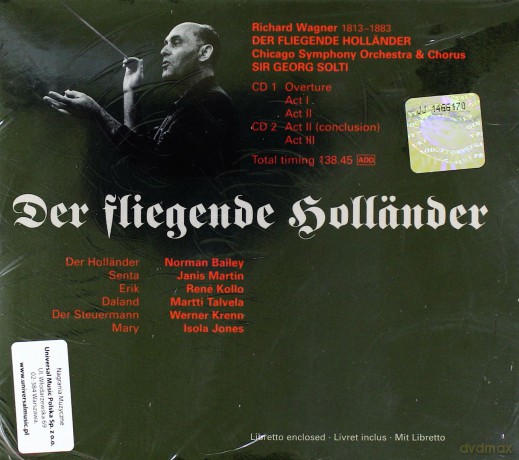 Solti, Chicago: Wagner Der Fliegende Hollander [2CD]
