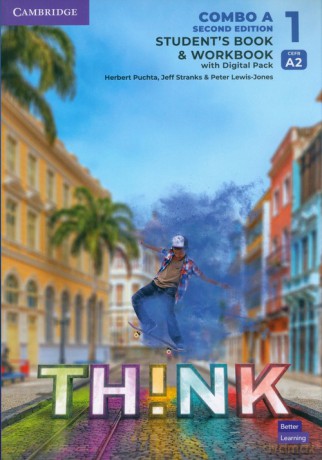 Think 1 Student's Book and Workbook with Digital Pack Combo A British English - Herbert Puchta, Jeff Stranks [KSIĄŻKA]