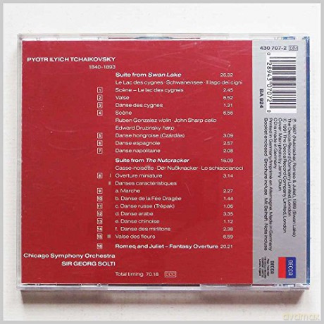 Solti, Chicago: Tchaikovsky:Nutcracker Suite [CD]