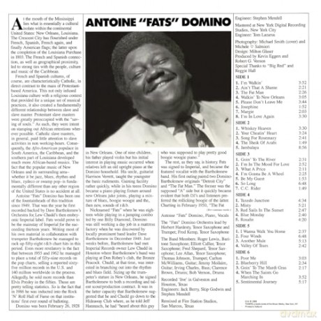 Fats Domino: Antoine Fats Domino (Black/White/Red) [3xWinyl]