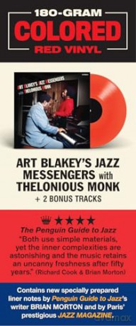 Art Blakey: Art Blakeys Jazz Messengers With Thelonious Monk (+2 Bonus Tracks) (Red) [Winyl]