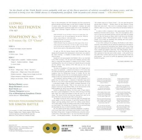 Sir Simon Rattle & Berliner Philharmoniker: Beethoven: Symphony No. 9 [2xWinyl]