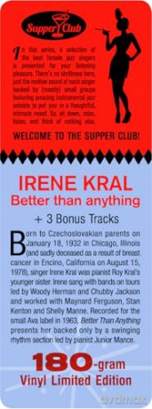 Irene Kral: Better Than Anything (+3 Bonus Tracks) (Limited) [Winyl]