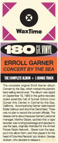 Erroll Garner: Concert By The Sea (+1 Bonus Track) (Limited) [Winyl]
