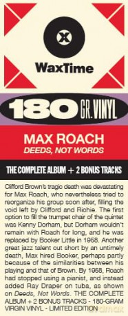 Max Roach: Deeds. Not Words (Limited) (+2 Bonus Tracks) [Winyl]