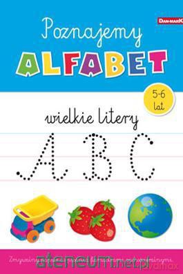 Książeczka edukacyjna. Poznajemy alfabet duże lit. [KSIĄŻKA]