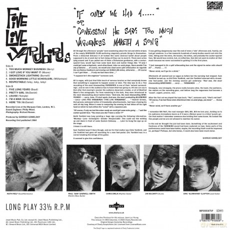 Yardbirds: Five Live Yardbirds [Winyl]