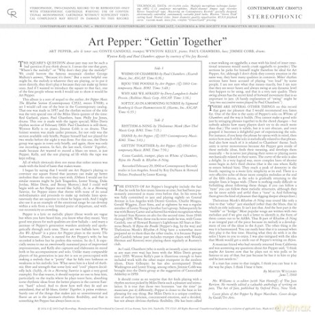 Art Pepper: Getting Together [Winyl]