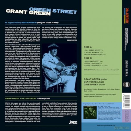 Grant Green: Green Street (+1 Bonus Track_ (Limited Blue) [Winyl]