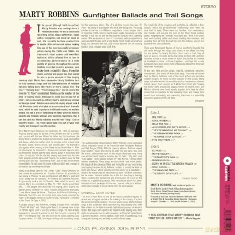 Marty Robbins: Gunfighter Ballads And Trail Songs (Crystal Clear) (+4 Bonus Tracks) [Winyl]