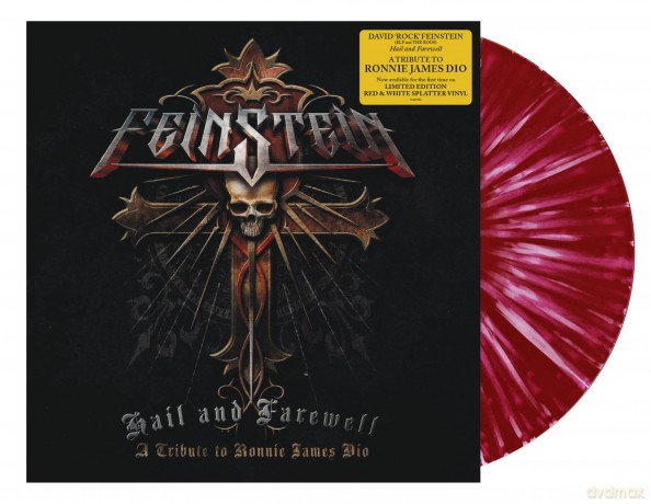 David Rock Feinstein: Hail And Farewell (Red/White Splatter) [Winyl]
