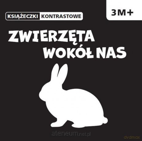 Książeczki kontrastowe. Zwierzęta wokół nas [KSIĄŻKA]