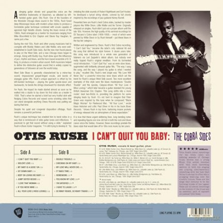 Otis Rush: I Cant Quit You Baby - The Cobra Sides (+5 Bonus Tracks) (Limited) [Winyl]