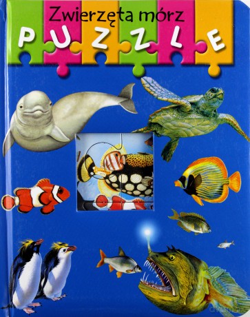 Książka z puzzlami. Zwierzęta mórz [PUZZLE]