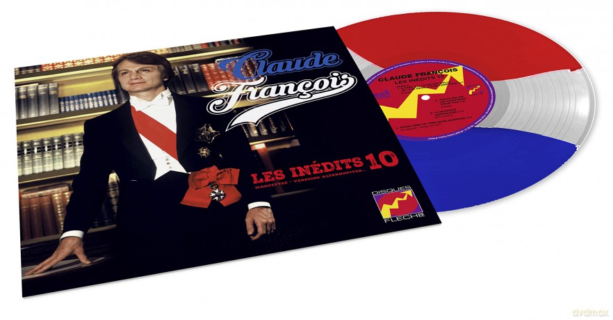 Claude Francois: Les Inedits Vol. 10 (Blue/White/Red) [2xWinyl]