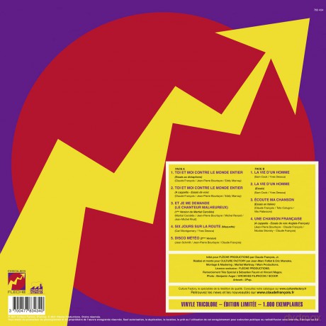 Claude Francois: Les Inedits Vol. 10 (Blue/White/Red) [2xWinyl]