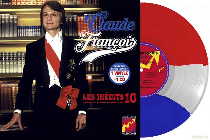 Claude Francois: Les Inedits Vol. 10 (Blue/White/Red) [2xWinyl]