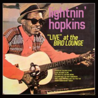Lightnin Hopkins: Live At The Bird Lounge (Clear/Red/Yellow Splatter Effect) [Winyl]