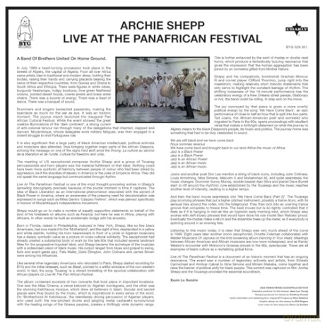 Archie Shepp: Live At The Pan-African Festival [Winyl]
