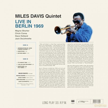 Miles Davis Quintet: Live In Berlin 1969 (Limited) [Winyl]