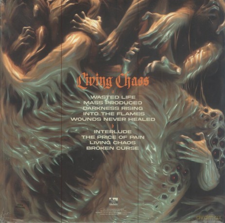 Oceano: Living Chaos (Transparent Red/Black Icy Cloudy) [Winyl]