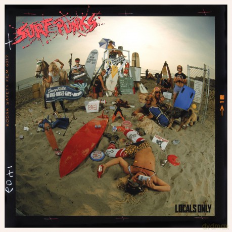 Surf Punks: Locals Only (Transparent Slime/Purple Splatter) [Winyl]