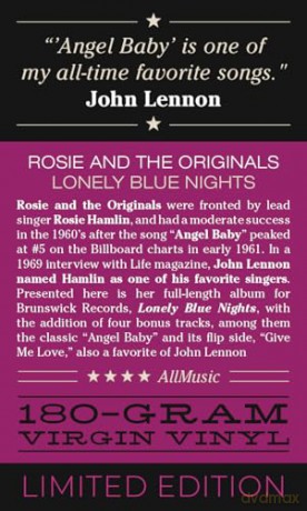 Rosie & The Originals: Lonely Blue Nights (+4 Bonus Tracks) (Limited) [Winyl]