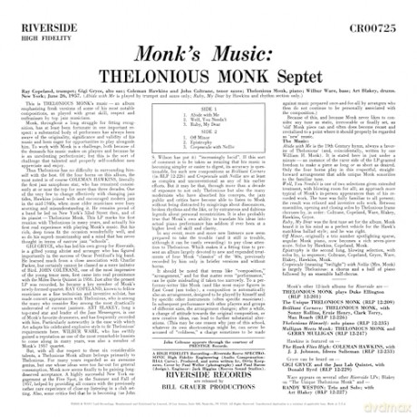 Thelonious Monk: Monk's Music [Winyl]