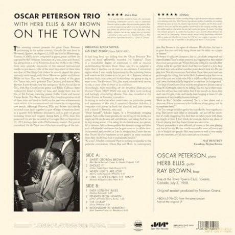 Oscar Peterson Trio With Herb Ellis & Ray Brown: On The Town (+1 Bonus Track) (Limited) [Winyl]