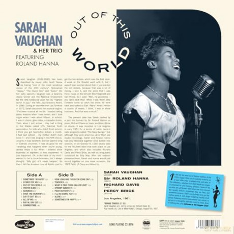 Sarah Vaughan: Out Of This World (+2 Bonus Tracks) (Limited) [Winyl]