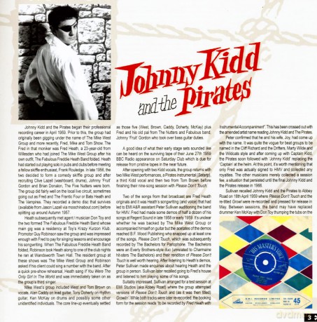 Johnny Kidd & The Pirates: Please. Dont Touch! [Winyl]
