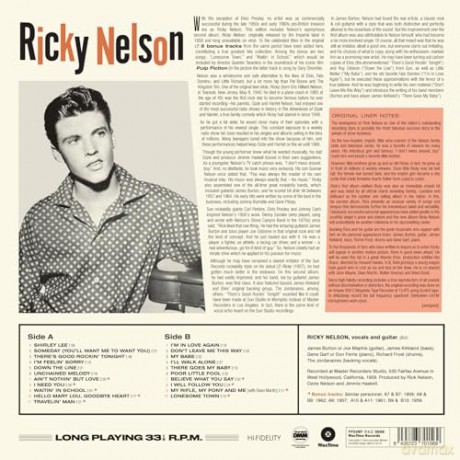 Ricky Nelson: Ricky Nelsons Complete Second Album (Limited) (+9 Bonus Tracks) [Winyl]