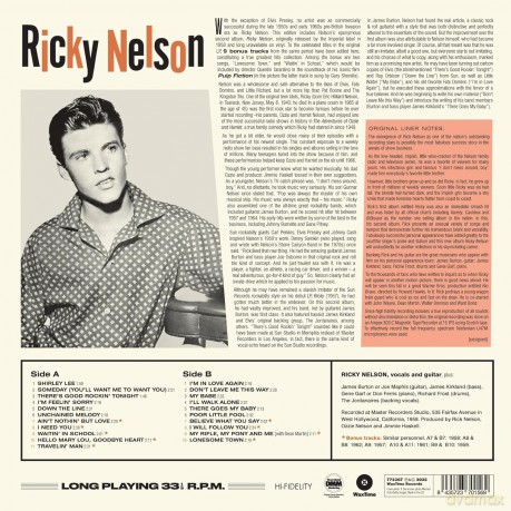 Ricky Nelson: Ricky Nelsons Complete Second Album (Limited) (+9 Bonus Tracks) [Winyl]