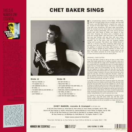 Chet Baker: Sings (+1 Bonus Track) (Limited) [Winyl]