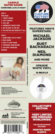 Carolebayer Sager: Sometimes Late At Night (White) [Winyl]