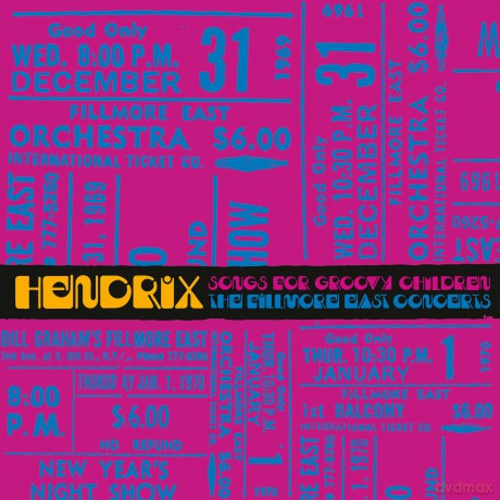 Jimi Hendrix: Songs For Groovy Children: The Fillmore East Concerts (Blue/Violet Swirl) (Black Friday 2024) [Winyl]