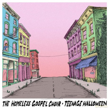 Homeless Gospel Choir And Teenage Halloween: The Homeless Gospel Choir - Teenage Halloween (Opaque Yellow) [Winyl]