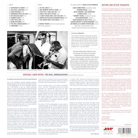 Louis Armstrong & Dave Brubeck: The Real Ambassadors (+2 Bonus Tracks) [Winyl]