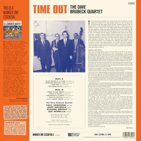Dave Brubeck Quartet: Time Out (Limited) (+2 Bonus Tracks) [Winyl]