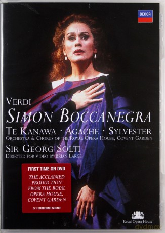 Georg Solti/Te Kanawa/Royal Orchestra: Verdi: Simon Boccanegra [DVD]